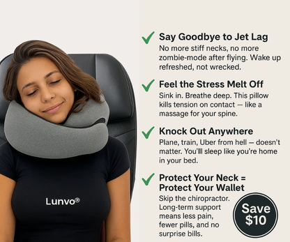 Lunvo® Travel Pillow